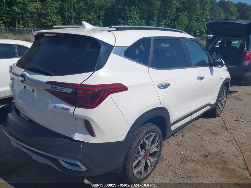 2021 Kia Seltos Sx Turbo VIN: KNDETCA20M7204812 Lot: 39338829