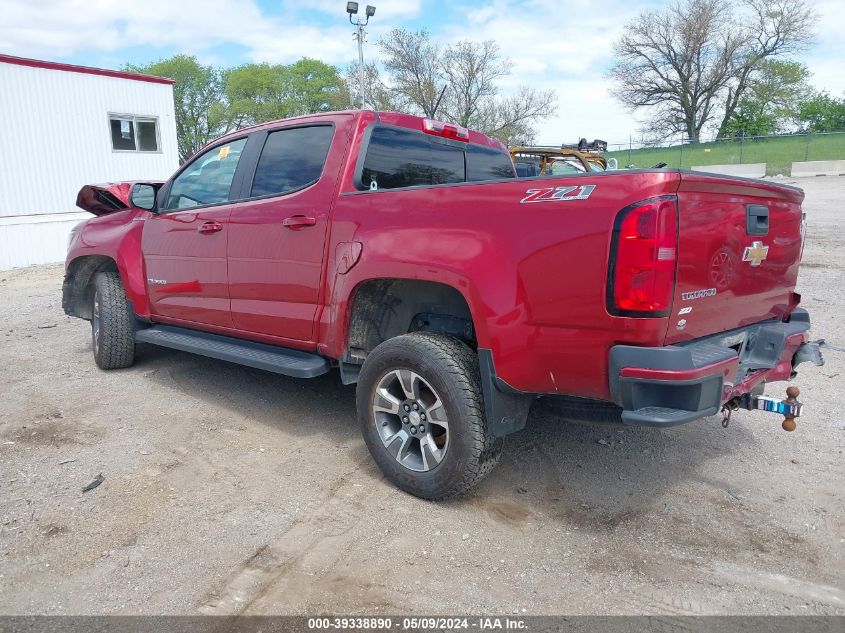 2016 Chevrolet Colorado Z71 VIN: 1GCPTDE15G1351036 Lot: 39338890