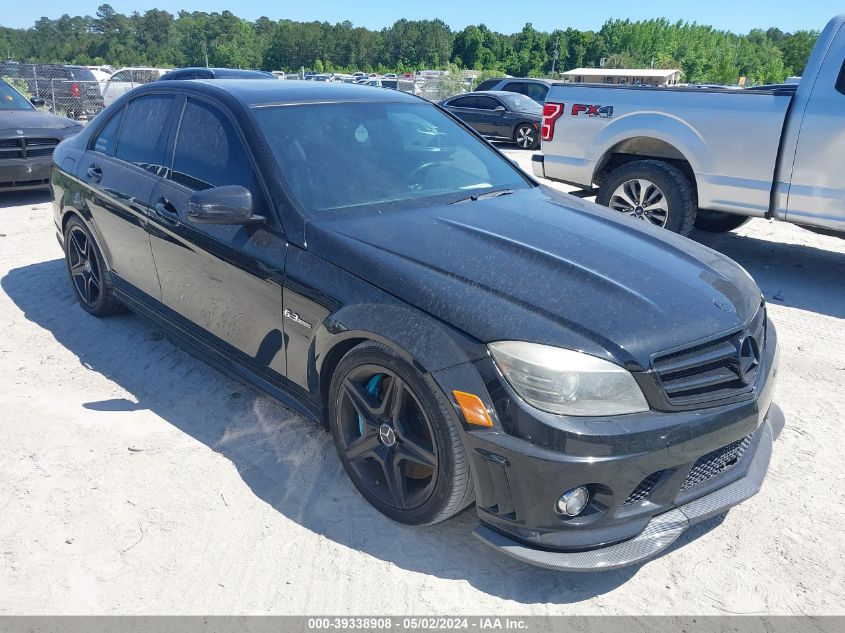 2010 Mercedes-Benz C 63 Amg VIN: WDDGF7HB3AF437653 Lot: 39338908