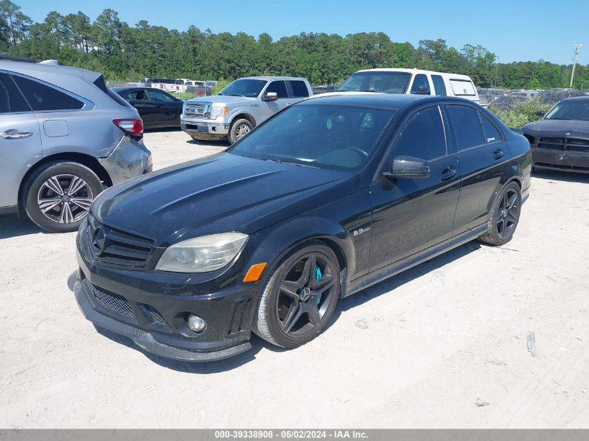 2010 Mercedes-Benz C 63 Amg VIN: WDDGF7HB3AF437653 Lot: 39338908