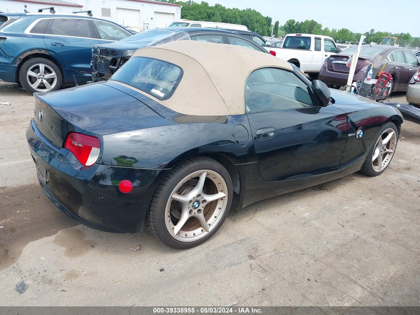 2007 BMW Z4 3.0Si VIN: 4USBU53587LW93226 Lot: 39338955