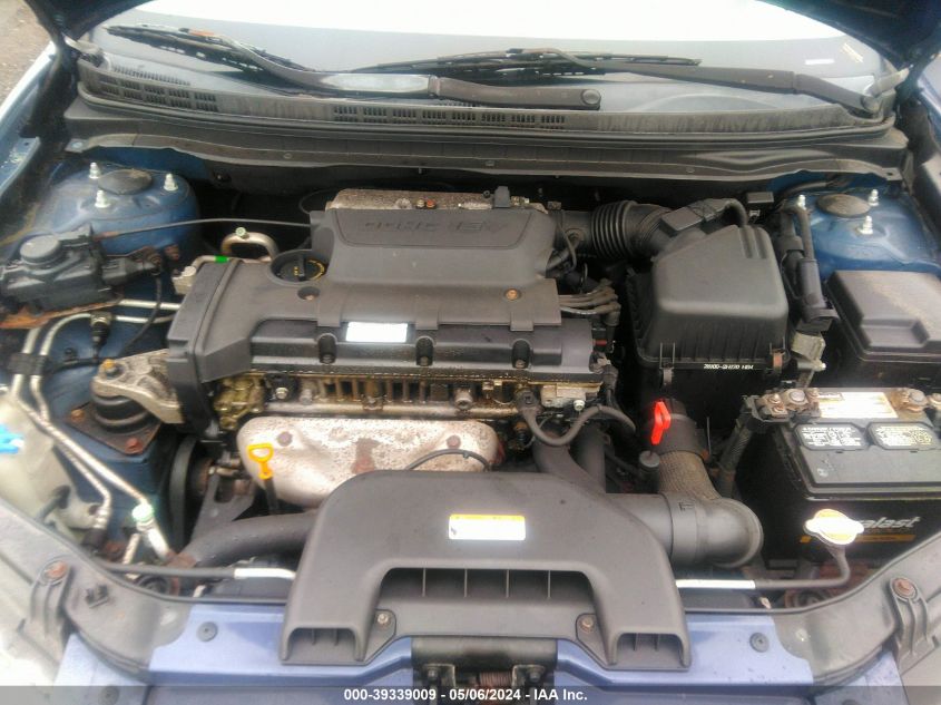 KMHDU4AD9AU858782 2010 Hyundai Elantra Blue/Gls/Se