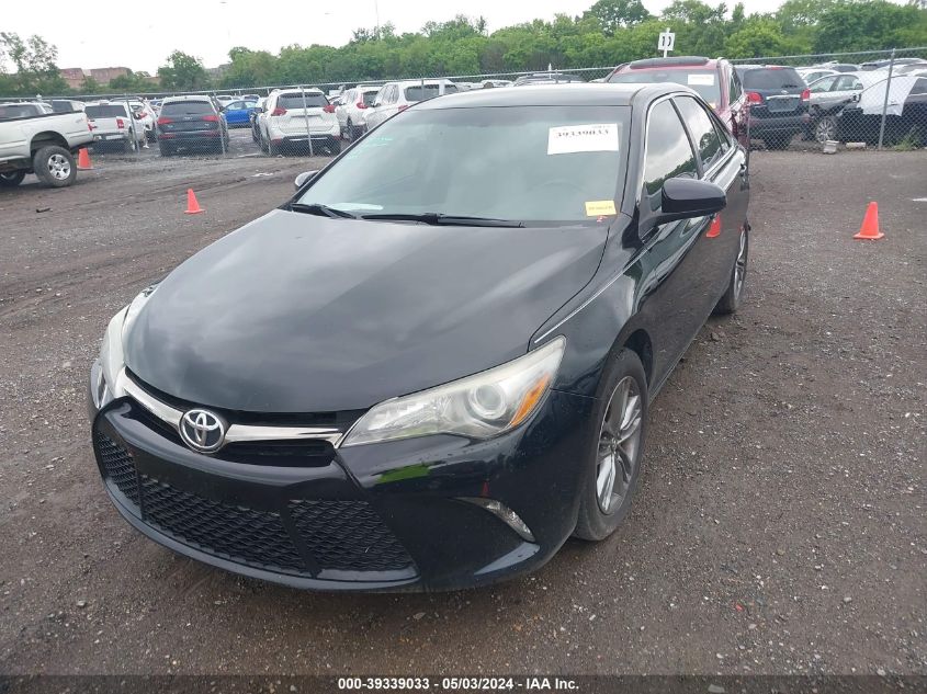 2016 Toyota Camry Se VIN: 4T1BF1FK0GU214362 Lot: 39339033