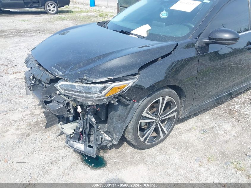 2021 Nissan Sentra Sr Xtronic Cvt VIN: 3N1AB8DV5MY287952 Lot: 39339137