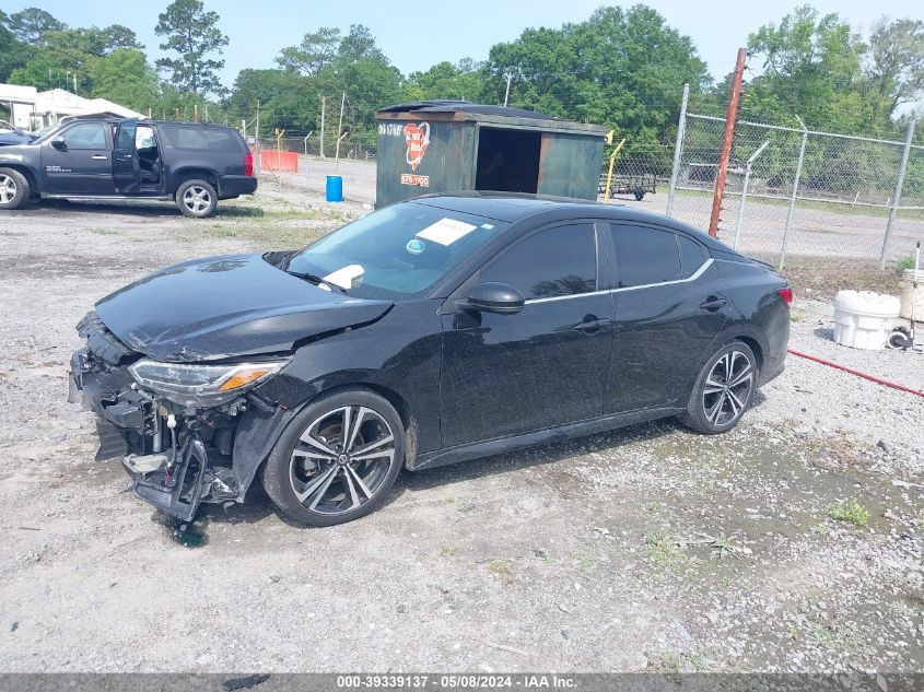 2021 Nissan Sentra Sr Xtronic Cvt VIN: 3N1AB8DV5MY287952 Lot: 39339137