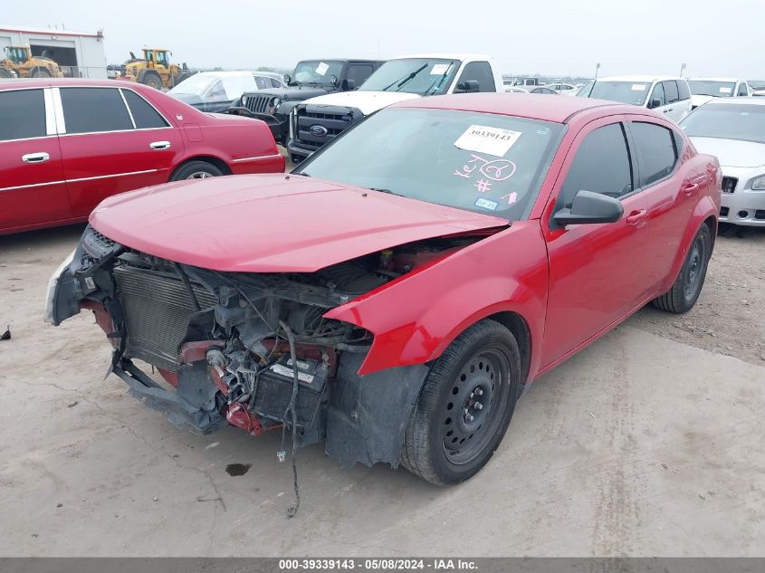 2013 Dodge Avenger Se VIN: 1C3CDZAB5DN541550 Lot: 39339143