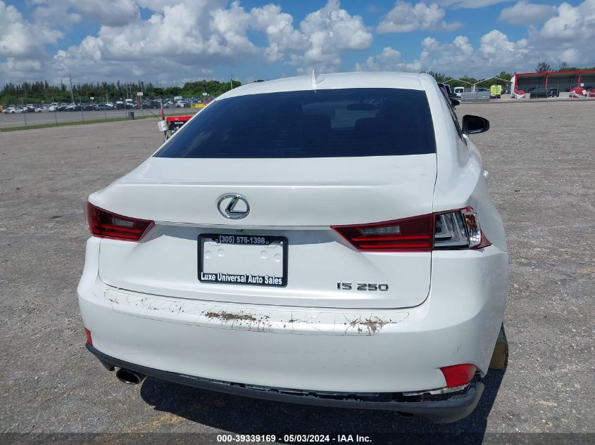 2014 Lexus Is 250 VIN: JTHBF1D24E5002920 Lot: 39339169