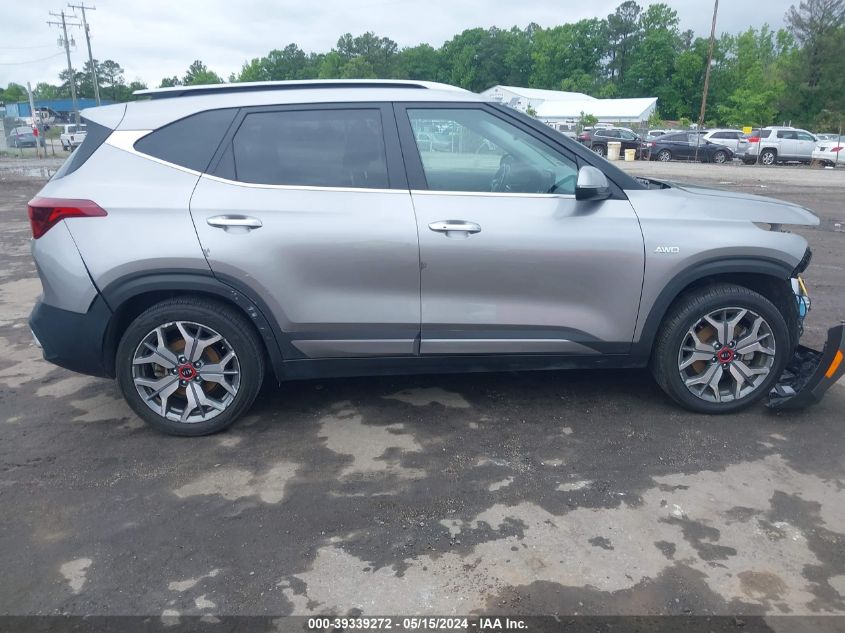 2021 Kia Seltos Sx Turbo VIN: KNDETCA2XM7155408 Lot: 39339272