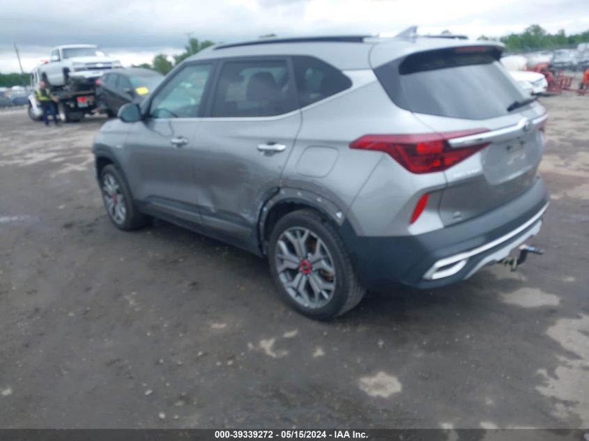 2021 Kia Seltos Sx Turbo VIN: KNDETCA2XM7155408 Lot: 39339272