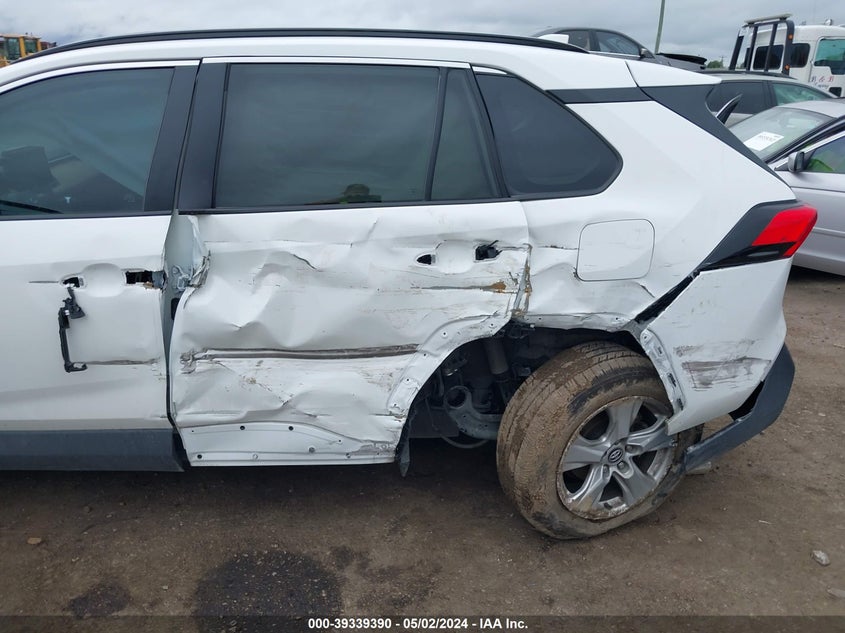 VIN 2T3W1RFV9LW088187 2020 TOYOTA RAV4 XLE