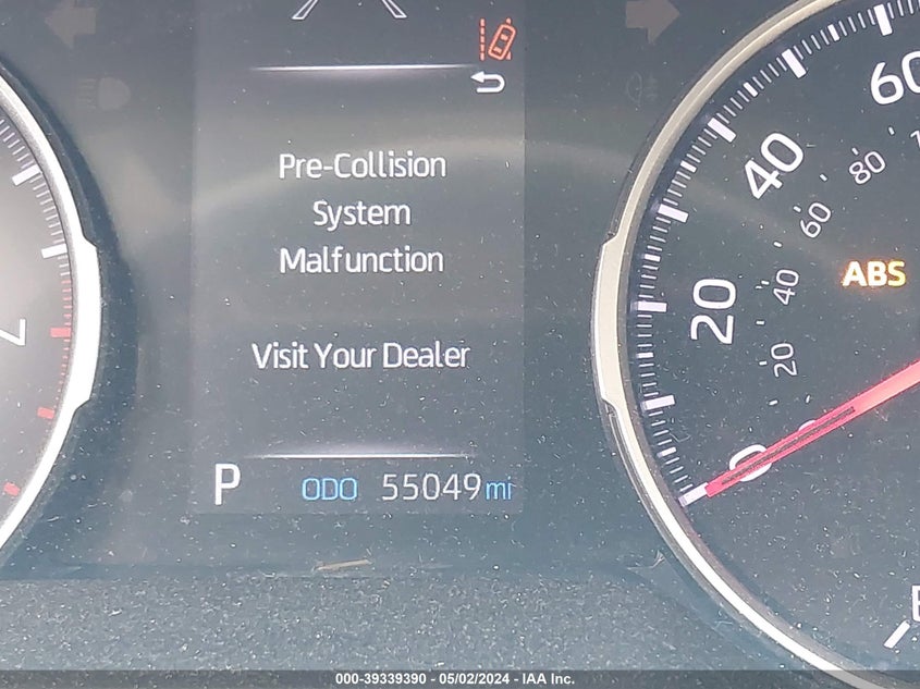VIN 2T3W1RFV9LW088187 2020 TOYOTA RAV4 XLE