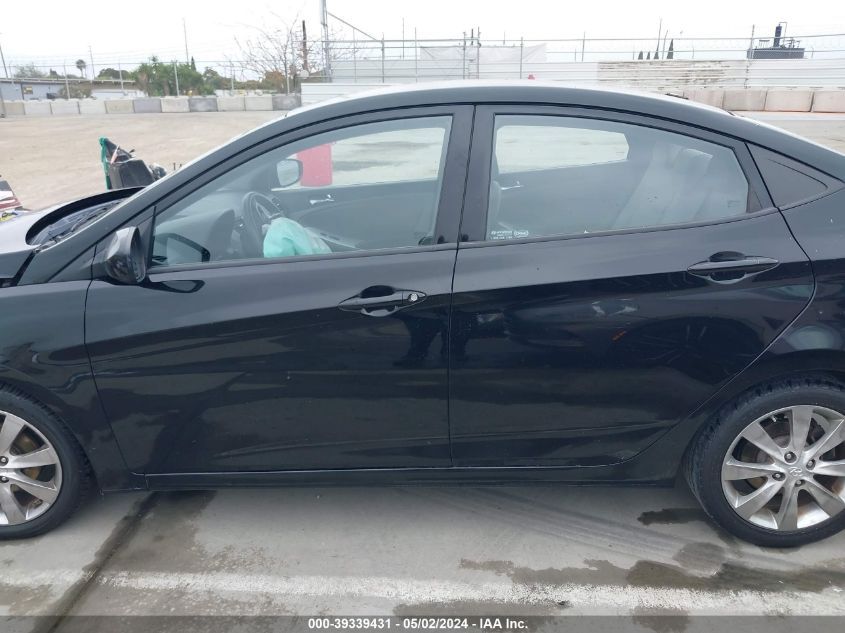 2012 Hyundai Accent Gls VIN: KMHCU4AE3CU040343 Lot: 39339431