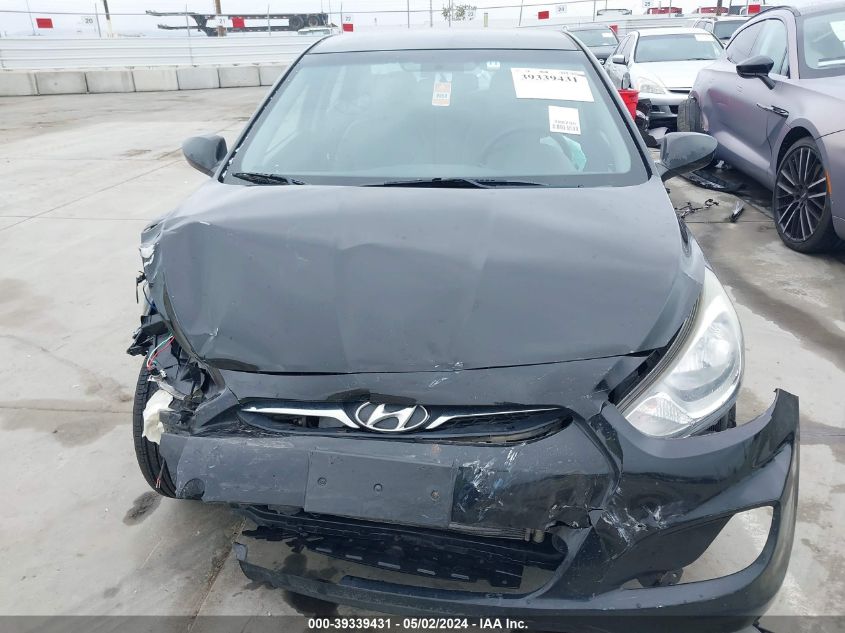 2012 Hyundai Accent Gls VIN: KMHCU4AE3CU040343 Lot: 39339431