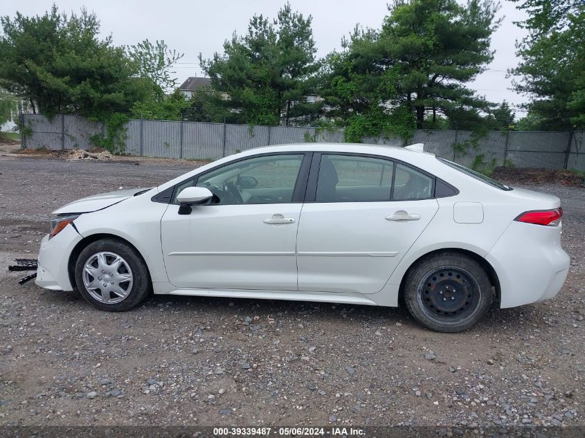 2020 Toyota Corolla Le VIN: JTDEPRAEXLJ052136 Lot: 39339487