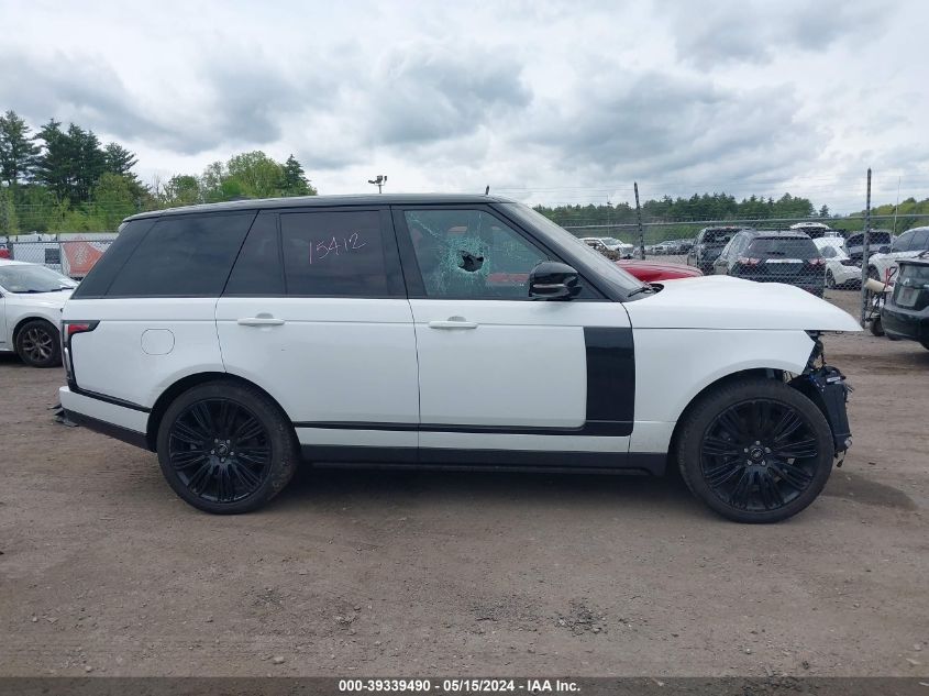 2022 Land Rover Range Rover P525 Westminster VIN: SALGS2SE1NA463675 Lot: 39339490