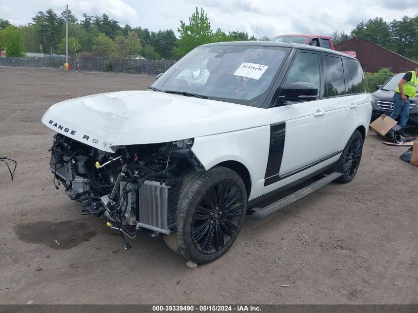 2022 Land Rover Range Rover P525 Westminster VIN: SALGS2SE1NA463675 Lot: 39339490