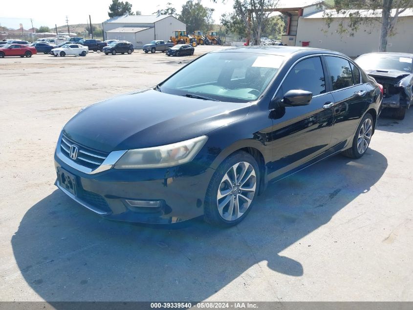 2013 Honda Accord Sport VIN: 1HGCR2F56DA276301 Lot: 39339540