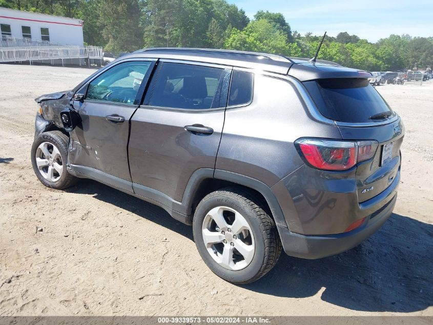 2018 Jeep Compass Latitude 4X4 VIN: 3C4NJDBBXJT492632 Lot: 39339573