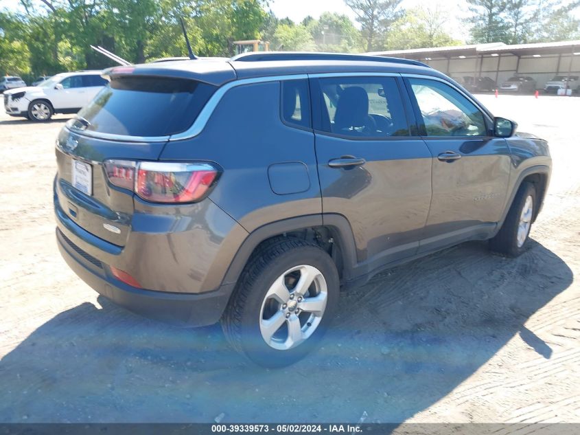 2018 Jeep Compass Latitude 4X4 VIN: 3C4NJDBBXJT492632 Lot: 39339573