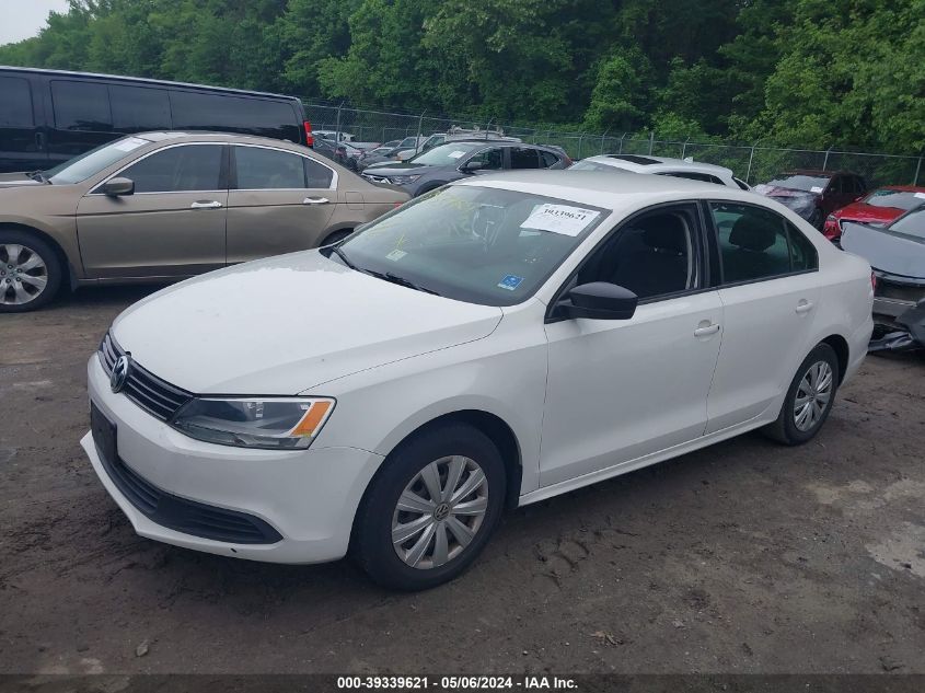 2013 Volkswagen Jetta 2.0L S VIN: 3VW2K7AJ6DM295009 Lot: 39339621