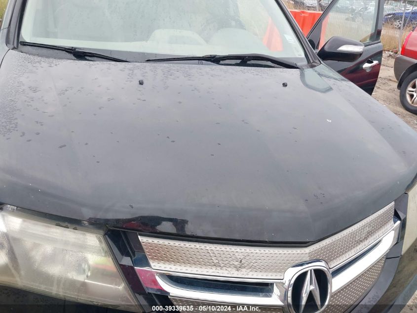 2007 Acura Mdx Sport Package VIN: 2HNYD28887H528382 Lot: 39339635