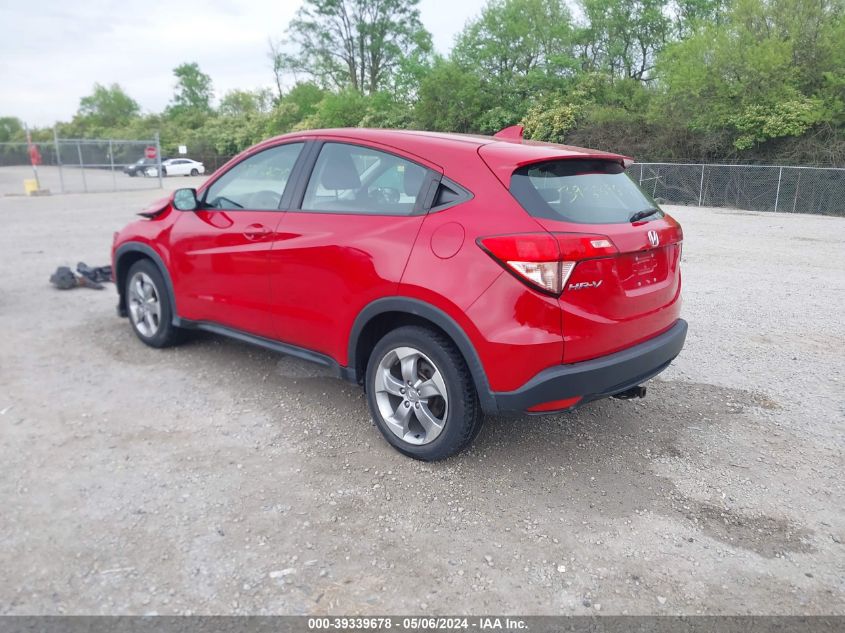 2018 Honda Hr-V Lx VIN: 3CZRU6H37JG719007 Lot: 39339678