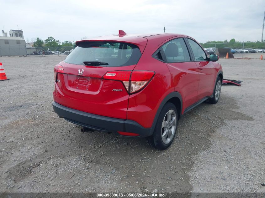 2018 Honda Hr-V Lx VIN: 3CZRU6H37JG719007 Lot: 39339678