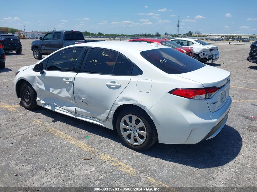 2020 Toyota Corolla Le VIN: JTDEPRAE2LJ025139 Lot: 39339783