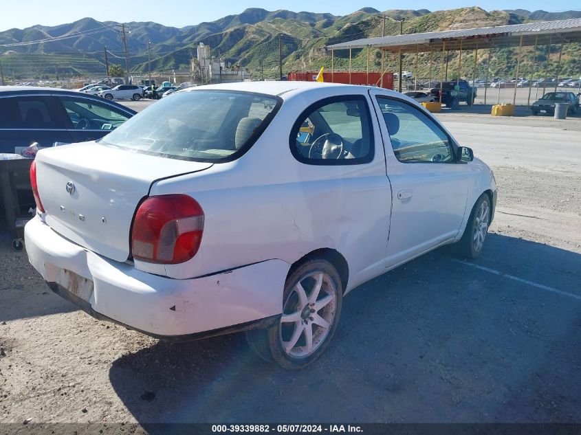 2001 Toyota Echo VIN: JTDAT123X10100570 Lot: 39339882