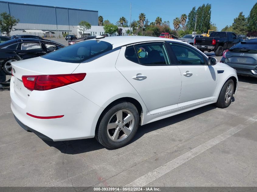 2015 Kia Optima Lx VIN: 5XXGM4A75FG496815 Lot: 39339914