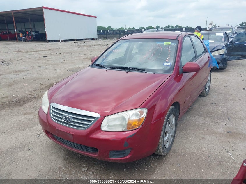 2008 Kia Spectra Ex VIN: KNAFE121685520027 Lot: 39339921