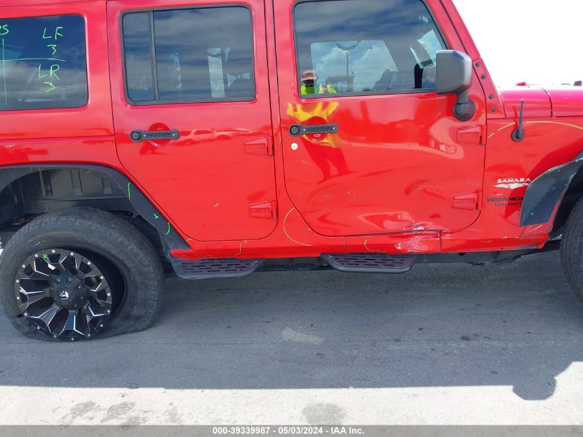 2015 Jeep Wrangler Unlimited Sahara VIN: 1C4BJWEG3FL629502 Lot: 39339987