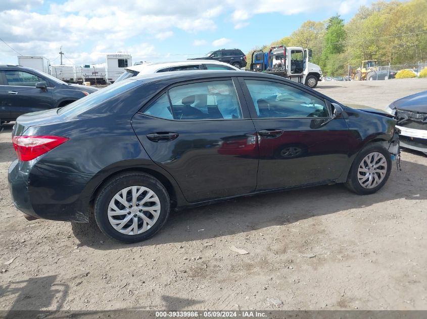 2019 TOYOTA COROLLA LE - 2T1BURHE4KC237343