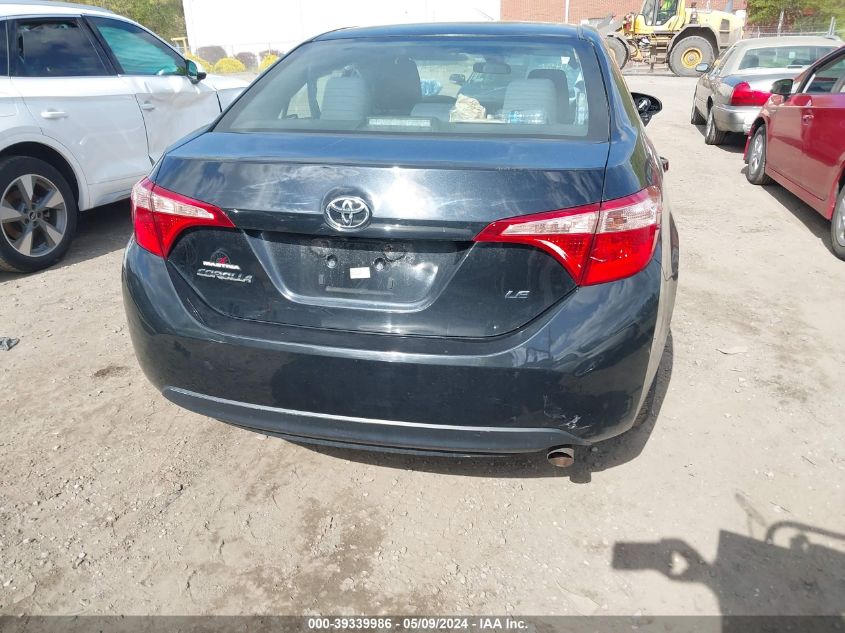 2019 Toyota Corolla Le VIN: 2T1BURHE4KC237343 Lot: 39339986