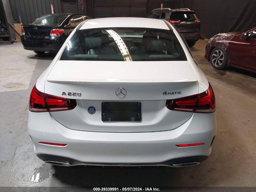 2020 Mercedes-Benz A 220 4Matic VIN: W1K3G4FB9LW043039 Lot: 39339991