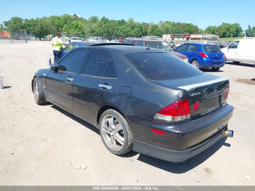 JTHBD192X40092455 | 2004 LEXUS IS 300