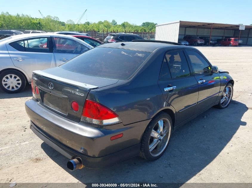 JTHBD192X40092455 | 2004 LEXUS IS 300