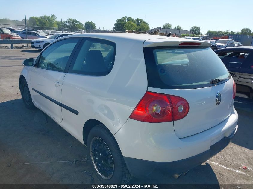 WVWBA71K98W186001 | 2008 VOLKSWAGEN RABBIT