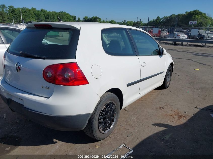 WVWBA71K98W186001 | 2008 VOLKSWAGEN RABBIT