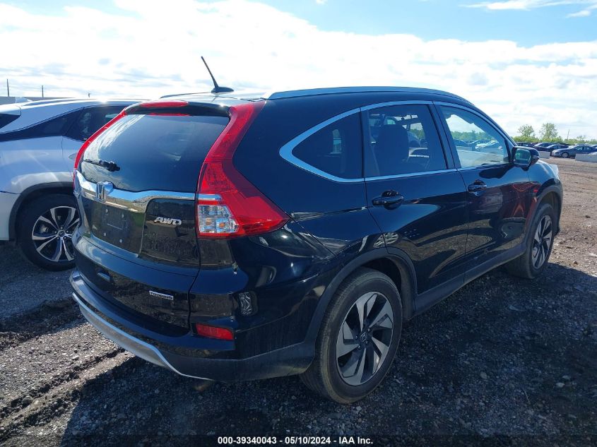 2016 Honda Cr-V Touring VIN: 5J6RM4H96GL068022 Lot: 39340043