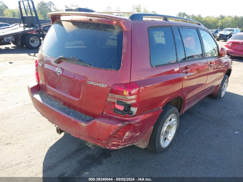 JTEGF21A910025749 2001 Toyota Highlander V6