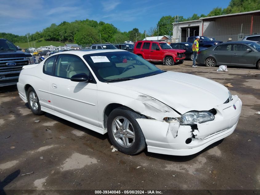 2001 Chevrolet Monte Carlo Ss VIN: 2G1WX15K219341129 Lot: 39340045