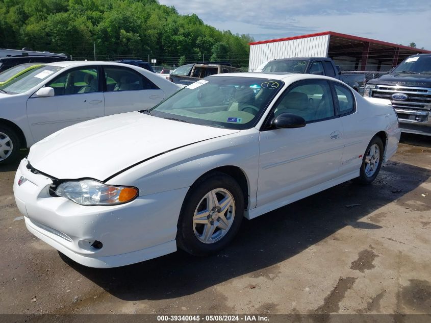 2001 Chevrolet Monte Carlo Ss VIN: 2G1WX15K219341129 Lot: 39340045