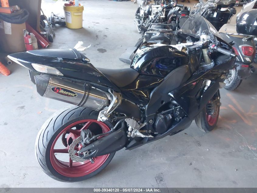 2006 Kawasaki Zx1000 D6F VIN: JKAZXCD166A005675 Lot: 39340120