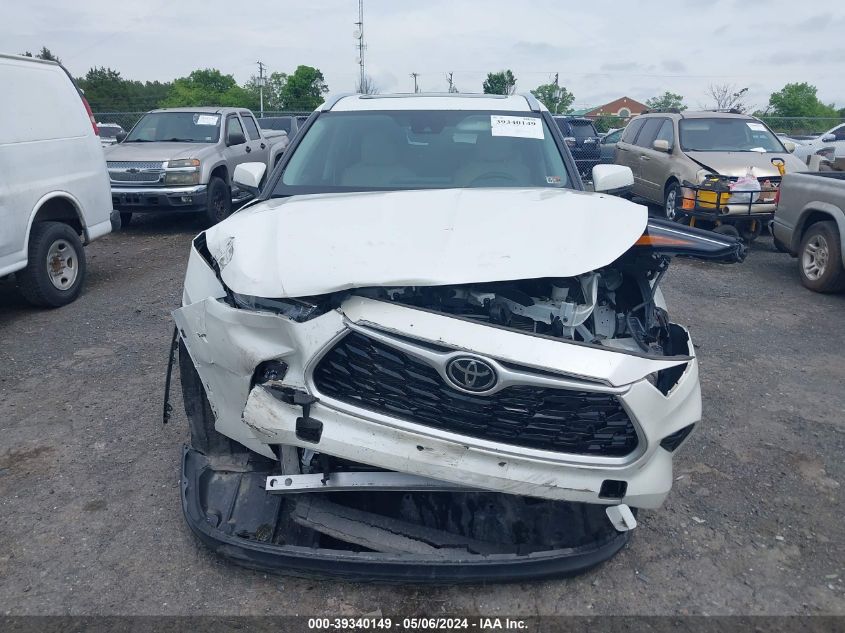 2021 Toyota Highlander Xle VIN: 5TDGZRBH8MS137721 Lot: 39340149