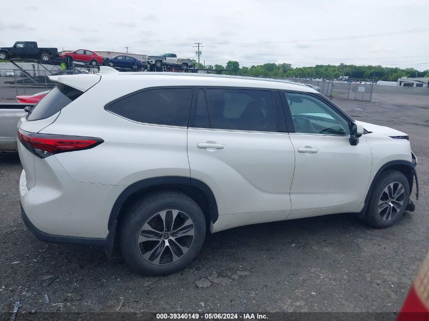2021 TOYOTA HIGHLANDER VIN: 5TDGZRBH8MS137721