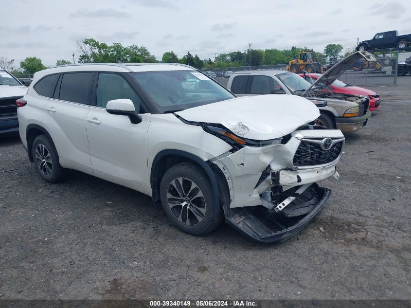 2021 Toyota Highlander Xle VIN: 5TDGZRBH8MS137721 Lot: 39340149