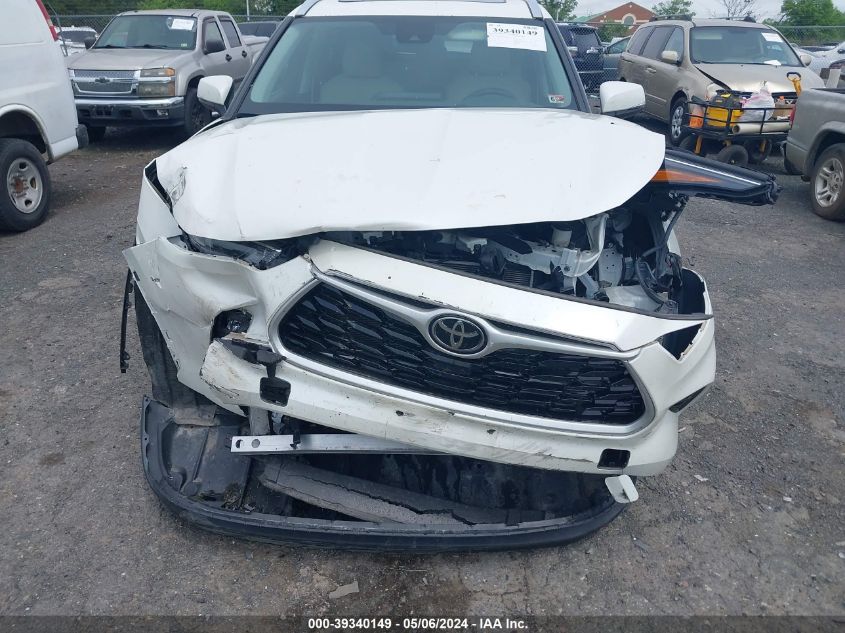 2021 TOYOTA HIGHLANDER VIN: 5TDGZRBH8MS137721