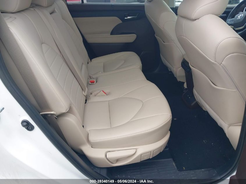 2021 TOYOTA HIGHLANDER VIN: 5TDGZRBH8MS137721