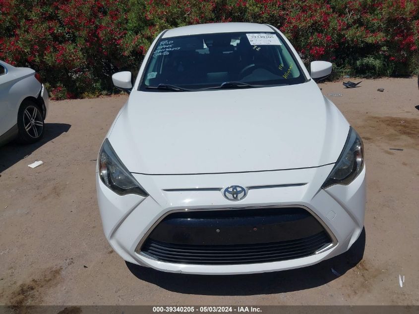 2017 Toyota Yaris Ia VIN: 3MYDLBYV9HY172616 Lot: 39340205